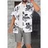 LA LEELA Mens Hawaiian Shirts Short Sleeve Button Down Shirt Men's Hawaii Shirts Boho Vacation Casual Summer Beach Shirts for Men Funny - 3 of 4