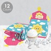 Big Dot of Happiness You Are My Sunshine - Treat Box Party Favors - Baby Shower or Birthday Party Goodie Gable Boxes - Set of 12 - 3 of 4