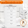 7 Drawers Dresser for Bedroom, Wood Modern Dresser Chest of Drawers Organizer Storage,Vintage Design - 2 of 4