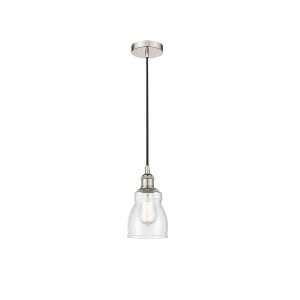 Ellery - 1 Light Cord Hung Mini Pendant In Nautiical Style-9.75 Inches Tall and 4.5 Inches Wide - 1 of 1