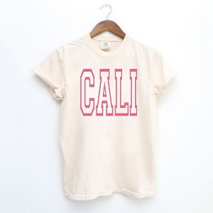 Simply Sage Market Women's Cali Bold Short Sleeve Garment Dyed Tee - 1 of 2