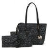 MKF Collection Aylet M Women's Vegan Leather Tote with Matching Mini Bag and Wristlet Purse by Mia K - 2 of 4