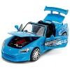 2001 Honda S2000 Convertible Blue with Graphics "Fast & Furious Remix" Series 1/24 Diecast Model Car by Jada - 2 of 4
