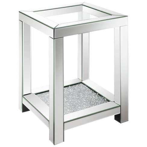 Mirrored end table target on sale