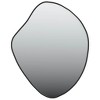 Aghana Digitals Matte Black Wall Mirror - 23.6x19.7in Synthetic Glass, PVC Frame, Indoor Bathroom - 2 of 4
