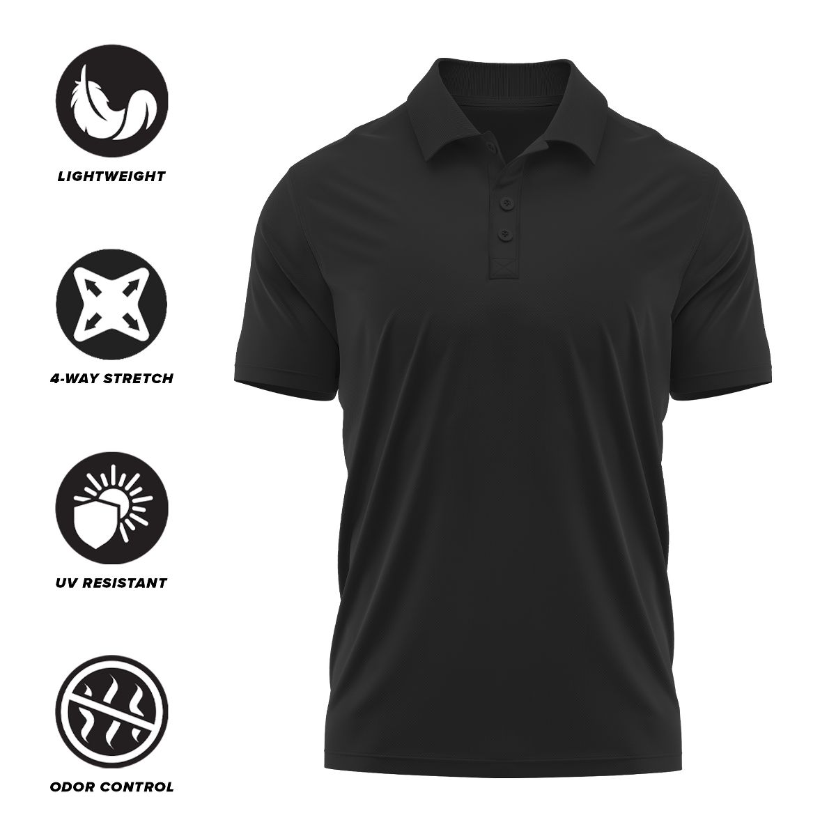 Men's Texas A and M University - Commerce Polo Left Chest Logo - thumbnail 5