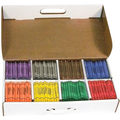 Prang Non-Toxic Crayon Classroom pk, Assorted Color, set of 400