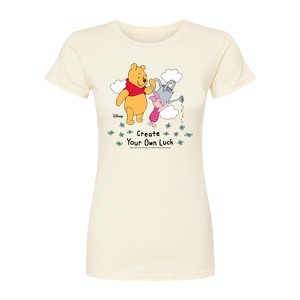 Women's - Disney - Create Own Luck Fitted Graphic T-Shirt - 1 of 3