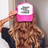 Simply Sage Market Embroidered Better Days Foam Trucker Hat - 2 of 3