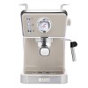 Haden Barista Brew Stainless Steel Espresso Maker 20-Bar Pressure System with Milk Frother Brown/Chrome: 1.5L Electric Coffee Machine, 1350W - 3 of 4