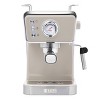 Haden Barista Brew Stainless Steel Espresso Maker 20-Bar Pressure System with Milk Frother Brown/Chrome: 1.5L Electric Coffee Machine, 1350W - image 3 of 4