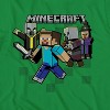 Boys Minecraft Video Game T-Shirt - Black and Green Creeper Face - Official Minecraft Shirt - 2 of 4