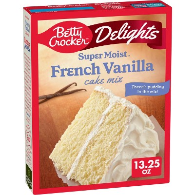 Betty Crocker Delights French Vanilla Cake Mix - 13.25oz
