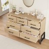 Homhougo Drawer Freestanding Dresser, Closet Storage Cabinet for Living Room, Entryway - 4 of 4