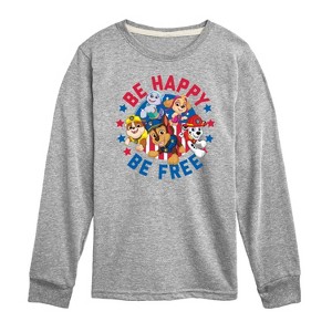 Boys' - Paw Patrol - Americana Long Sleeve Graphic T-Shirt - 1 of 4