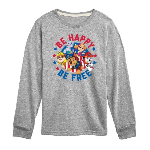 Boys' - Paw Patrol - Americana Long Sleeve Graphic T-Shirt - image 1 of 4