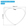 Unique Bargains Metal DIY Decoration Macrame Wreath Heart Shape Dream Catcher Rings 12 Pcs - 2 of 4