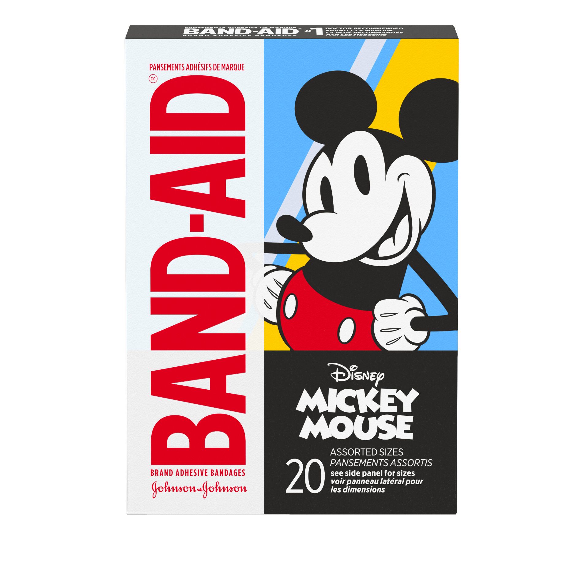 Band-Aid Mickey Mouse Adhesive Bandages - 20ct
