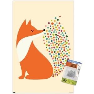 Trends International Andy Westface - Fox Little Fire Unframed Wall Poster Prints - 1 of 4