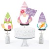 Big Dot of Happiness Easter Gnomes - Spring Bunny Party Centerpiece Sticks - Table Toppers - Set of 15 - 3 of 4