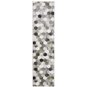 Oriental Weavers Myers Park MYP17 Grey/ Charcoal Indoor Area Rug - 2' x 8' - 1 of 4