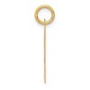 Black Bow Jewelry 14k Yellow Gold Madison Collection LG Classic Script Initial N Pendant - 2 of 4