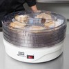 Weston 4 Tray Round Dehydrator: 250W, Expandable, No Tray Rotation, Dishwasher-Safe, Countertop Size, Gray/White - 3 of 4