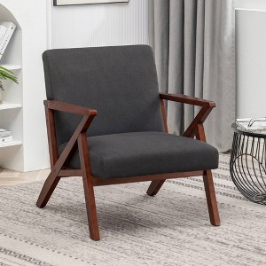 Breighton Home Take a Seat Cliff Mid-Century Modern Accent Lounge Armchair - 1 of 4
