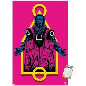 Trends International Netflix Squid Game - Masked Men Unframed Wall Poster Prints - 1 of 4