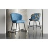 PAGED 31.5" Counter and Bar Stools,Jacquard Bar Chairs for Dining Room&Kitchen,Upholstered Counter Stools Dining Chairs,Set of 2 - 2 of 4