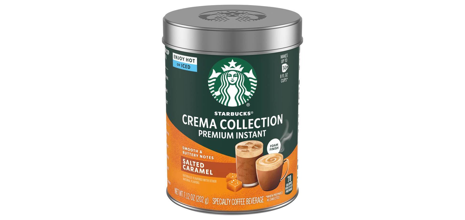 Starbucks Crema Collection Premium Salted Caramel Flavored Instant Coffee - 7.12oz