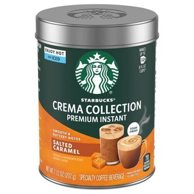 Starbucks Crema Collection Premium Salted Caramel Flavored Instant Coffee - 7.12oz