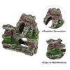 Unique Bargains Aquarium Terrariums Mountain for Fish Tank Landscape Decoration White Gray 3.46" 1pcs - 3 of 4