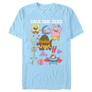 Men's SpongeBob SquarePants Save Our Seas T-Shirt - 1 of 4