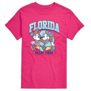 Men's - Disney - Mickey And Minnie Florida Vacay Vibes Short Sleeve Graphic T-Shirt - 1 of 3