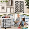 JANSNO Laundry Basket with Wheels, Rolling Laundry Hamper with  Detachable and Washable Lining - 4 of 4