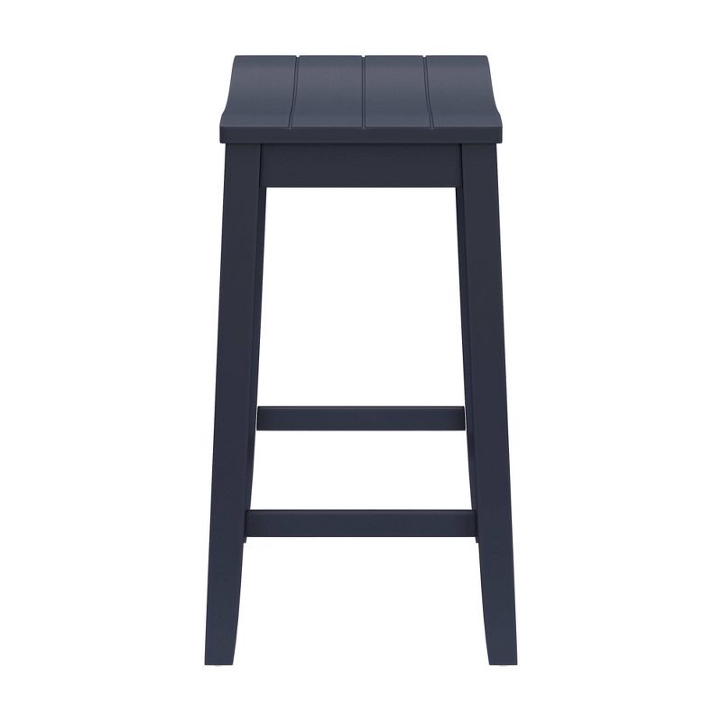 Fiddler Backless Wood Counter Height Barstool Navy - Hillsdale Furniture, 6 of 16