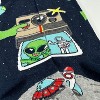 Space Alien Astronaut Selfie Socks from the Sock Panda (Tween Sizes, Small) - 2 of 4