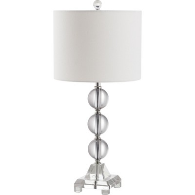 23.5" Fiona Crystal Table Lamp Clear (Includes CFL Light Bulb) - Safavieh