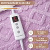 Heated Blanket, Soft Washable Electric Blanket, Heating Blanket for Bedding, With 10 Heat Settings, Sofa and Bed - 3 of 4