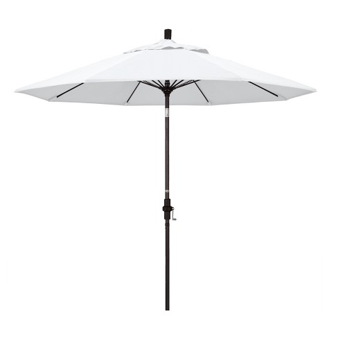 9 Aluminum Collar Tilt Patio Umbrella California Umbrella Target