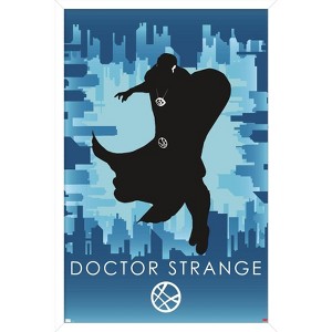 Trends International Marvel Heroic Silhouette - Doctor Strange Framed Wall Poster Prints - 1 of 4