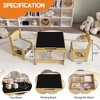 JUJABU Kids 3-in-1 Activity Table and Chair Set with Removable Blackboard Lid,  for Drawing, Reading, and Play - 4 of 4