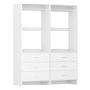 Besiost 24'' Closet Organizer with Wooden Drawers - 2 of 4