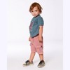 Deux par Deux Boy French Terry Short Dark Old Rose - 2 of 4