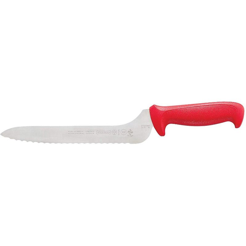 Mundial R5620-9E 9-Inch Offset Serrated Edge Sandwich Knife, Red, 1 of 2