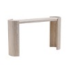 Modern Faux Marble Console Table,53'' Narrow Entryway Table with Raised Edge for Hallway,Foyer or Living Room–The Pop Home - 4 of 4