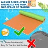 Huxxion Floating Water Mat 9/12/18 Ft, 3 Layer Tear Resistant XPE Foam Floating Mat for Lake Pool Beach and Ocean - 2 of 4