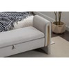 NicBex Ottoman with Storage Bench Storage Organizer Velvet Fabric Storage Ottoman with Gold Metal Trim Strip for Bedroom - 3 of 4