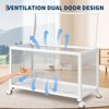 Metal Hamster Cage, Acrylic Sides with Wheels, Chew-proof, Stackable, Guinea Pig Cages Mice and Rat Habitat Openable Top 38x18.5x20 Inch - 4 of 4